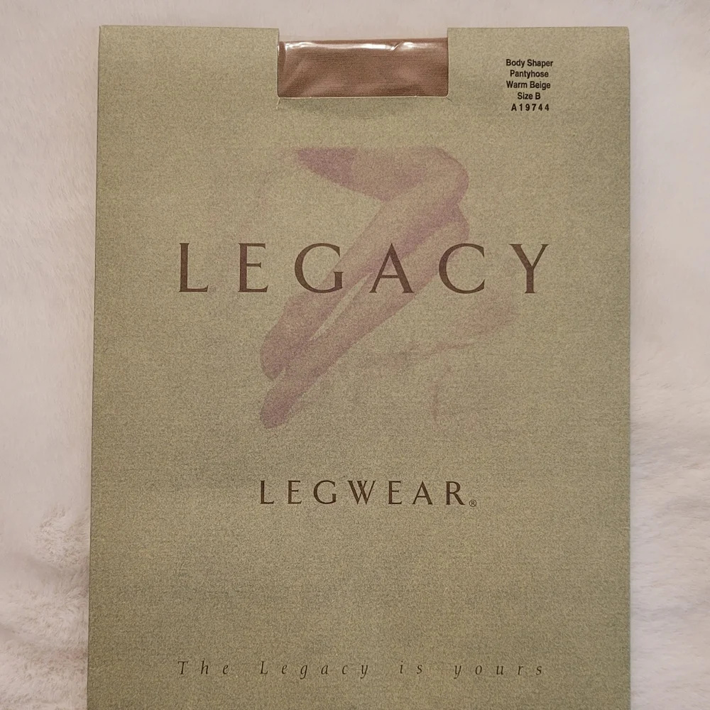 Legacy Legwear Body Shaper Pantyhose Size B Color Warm Beige New In Box